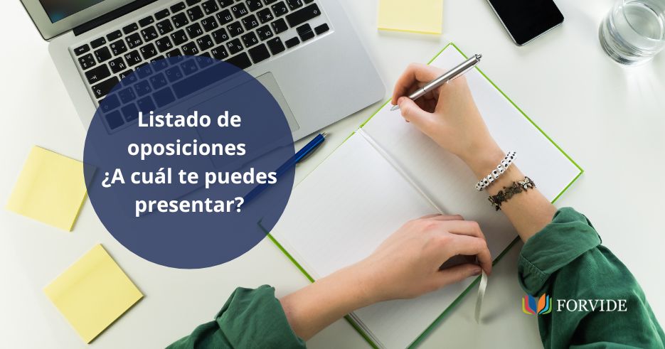 Listado de las oposiciones a las que te puedes presentar según los estudios