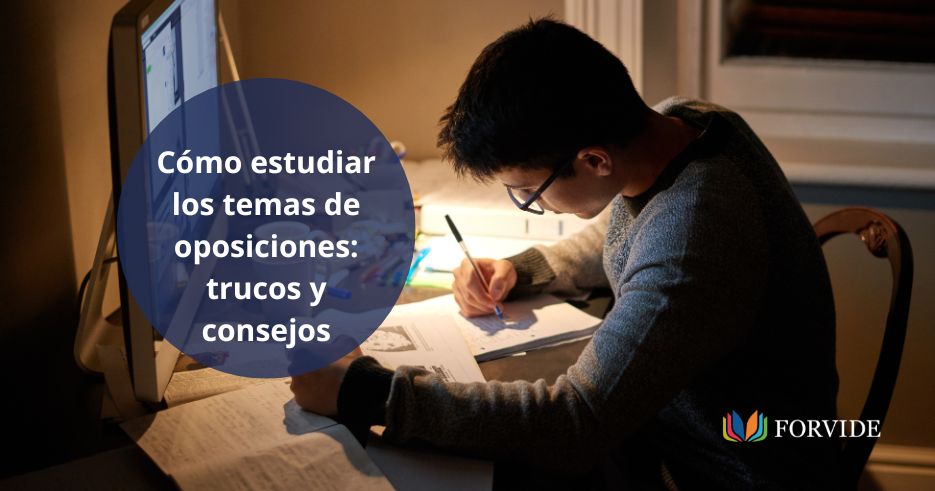 Cómo estudiar los temas de oposiciones: trucos y consejos