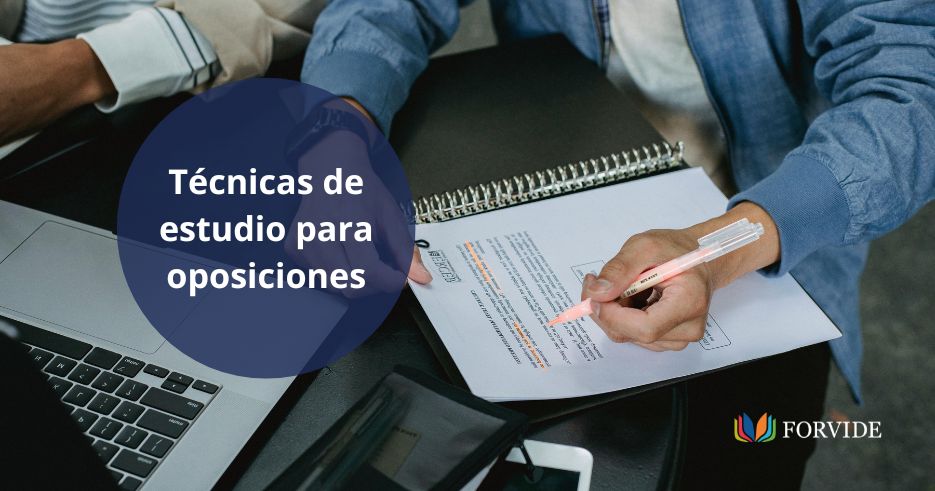 Metodología Forvide, técnicas de estudio para oposiciones